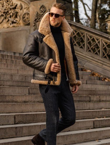 Théophile - Veste Cuir Agneau
