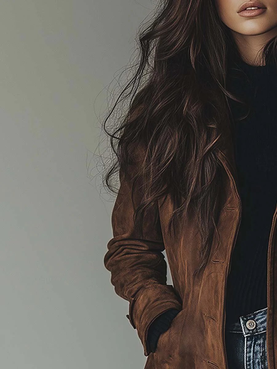 Trench femme classique au style vintage