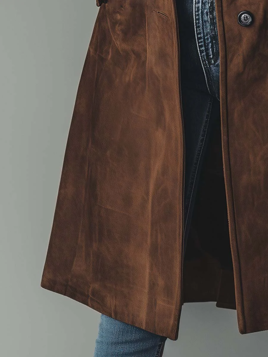 Trench femme classique au style vintage