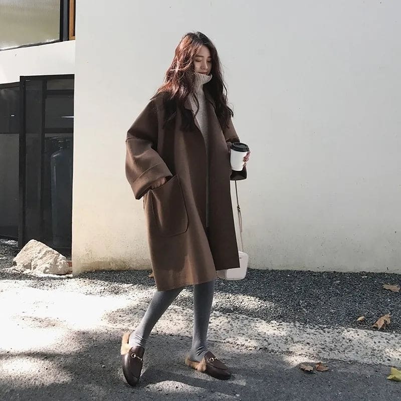 Perrine - Manteau Laine Oversize
