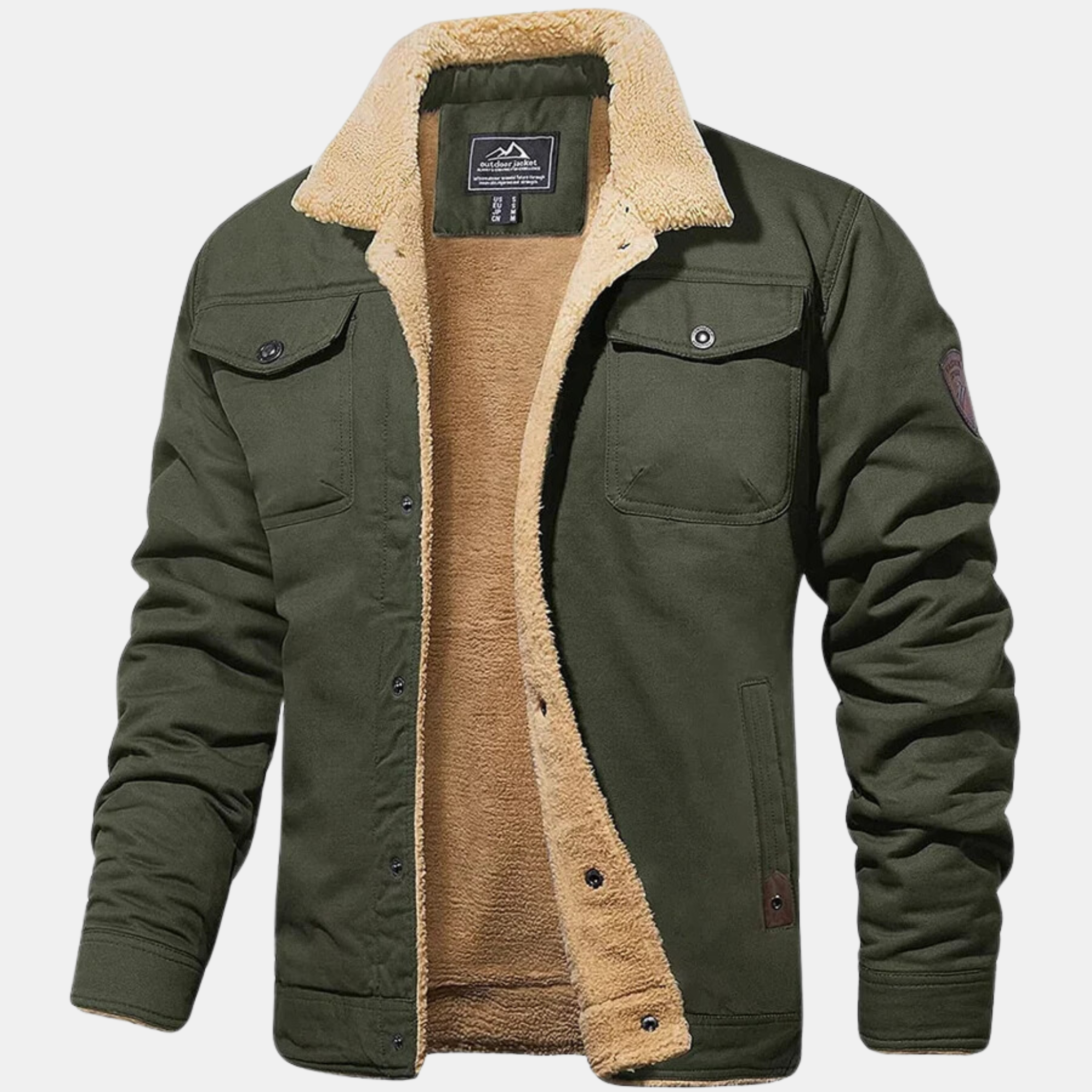 Veste bombardier homme vintage coupe régulière