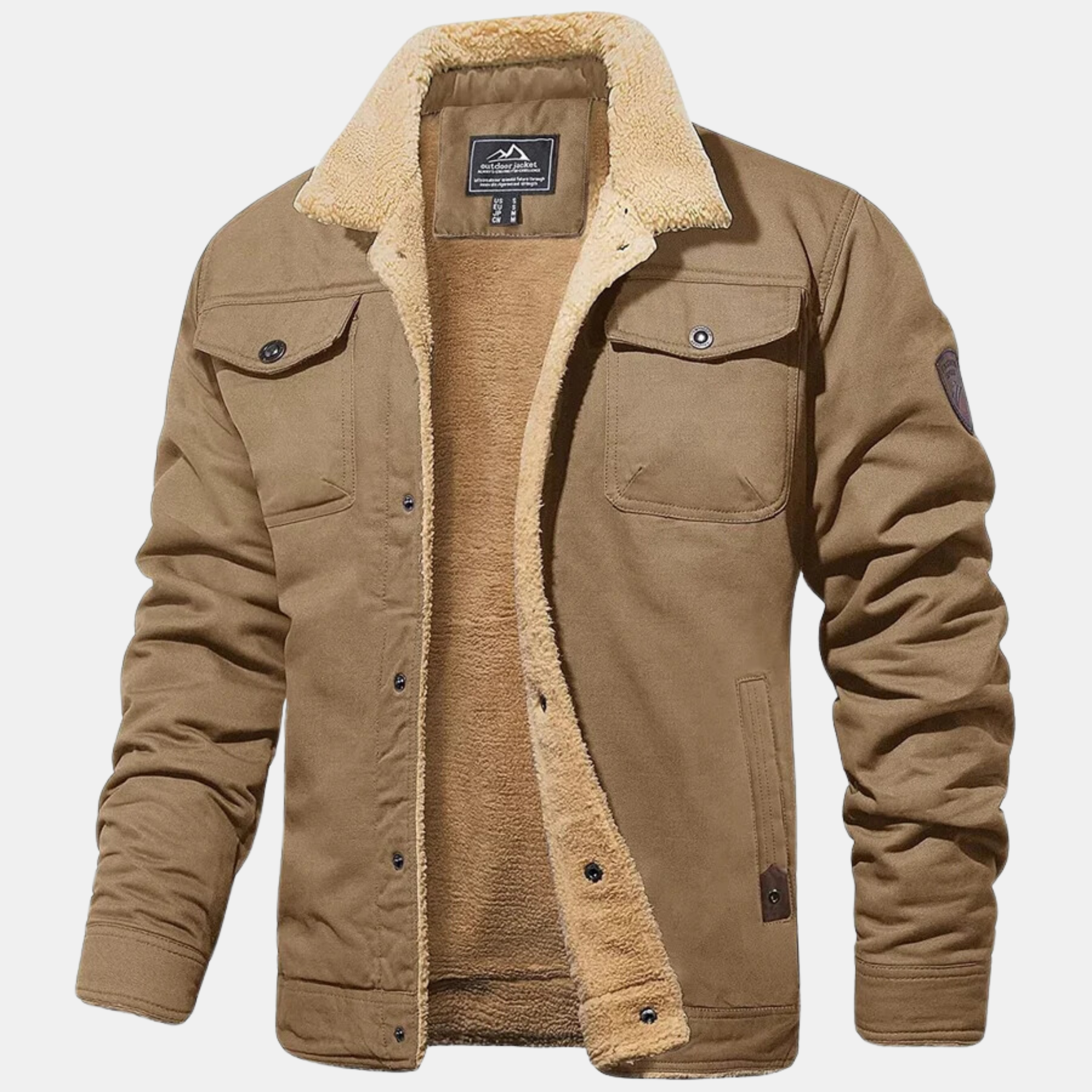 Veste bombardier homme vintage coupe régulière