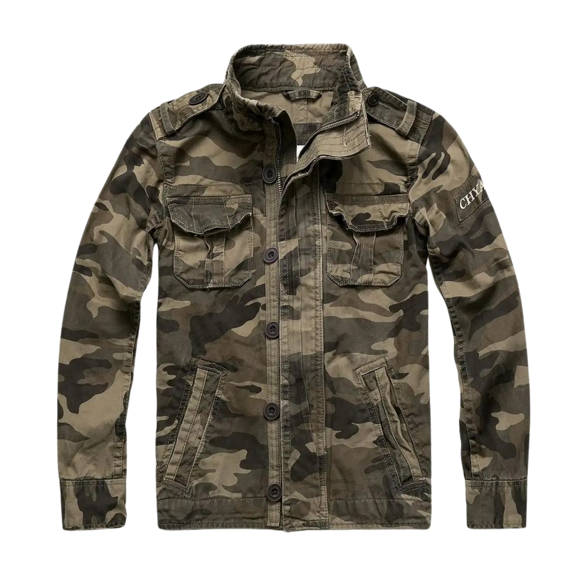 Veste classique homme manches longues à poches