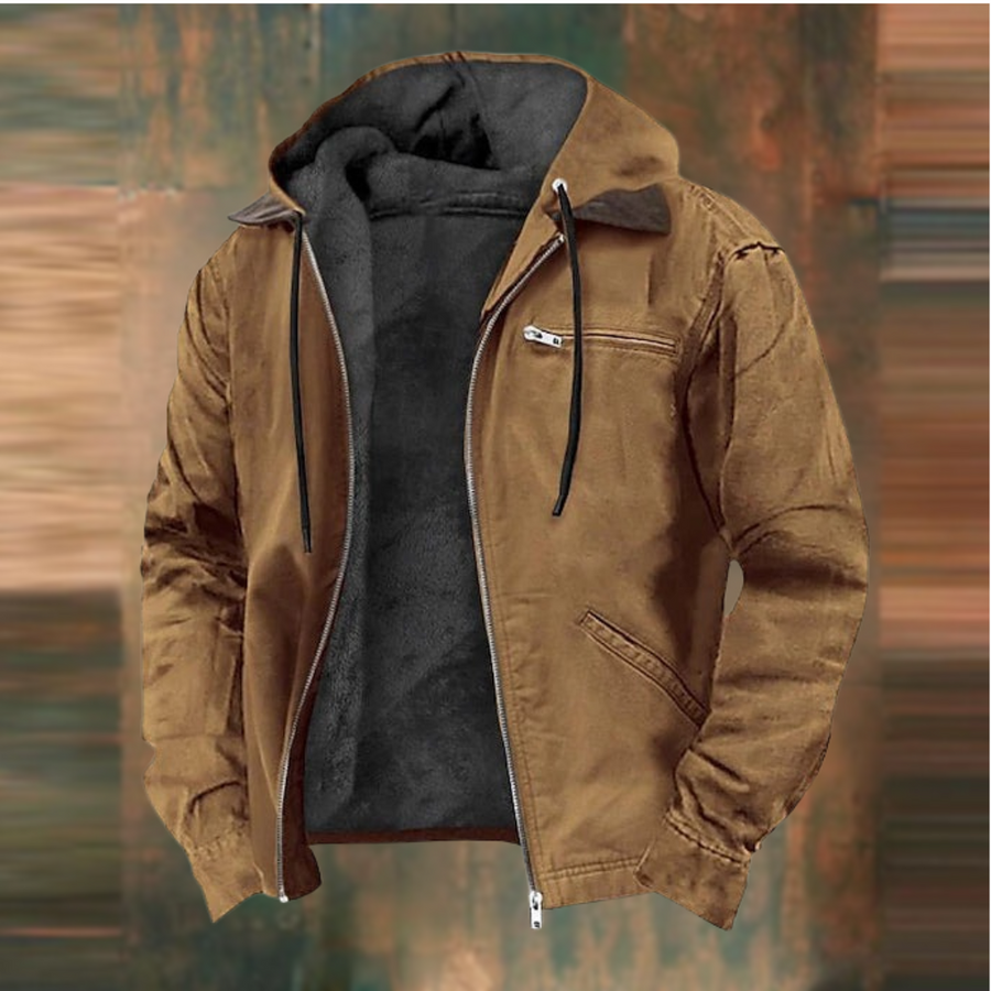 Veste Cuir Homme Élégante Coupe Ajustée