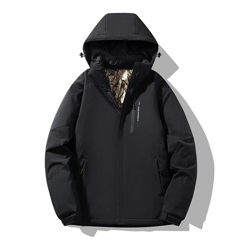 Veste de ski femme color block manches longues - Noir