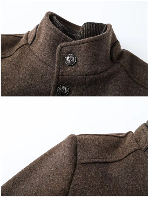 Veste d'hiver isolée homme chaude coupe ajustée