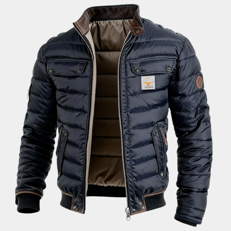 Thibault - Veste Matelassée Col Montant