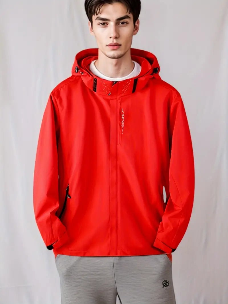 Veste imperméable homme légère coupe-vent