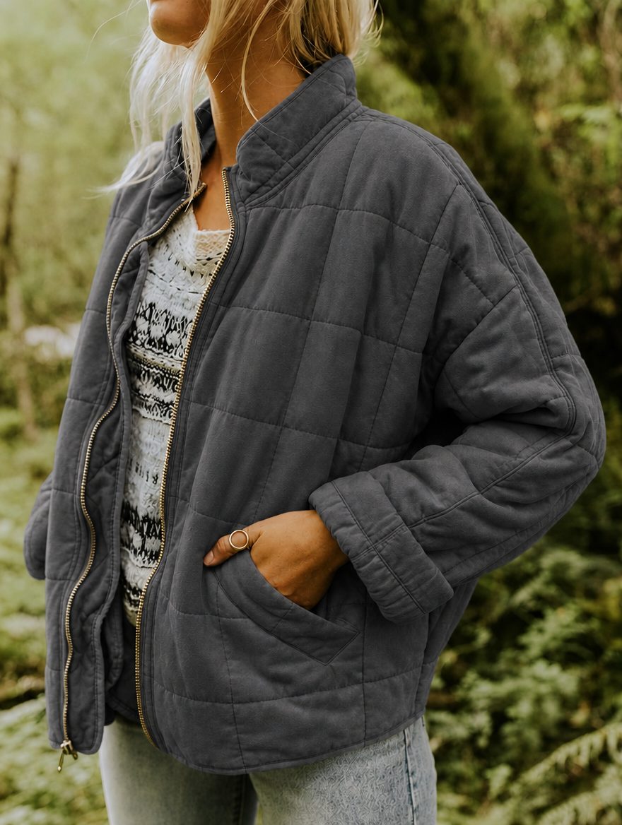 Nadine - Veste Matelassée Coupe Ample