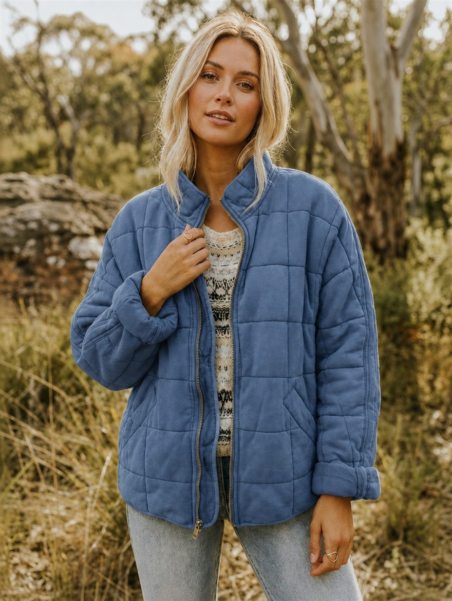 Nadine - Veste Matelassée Coupe Ample