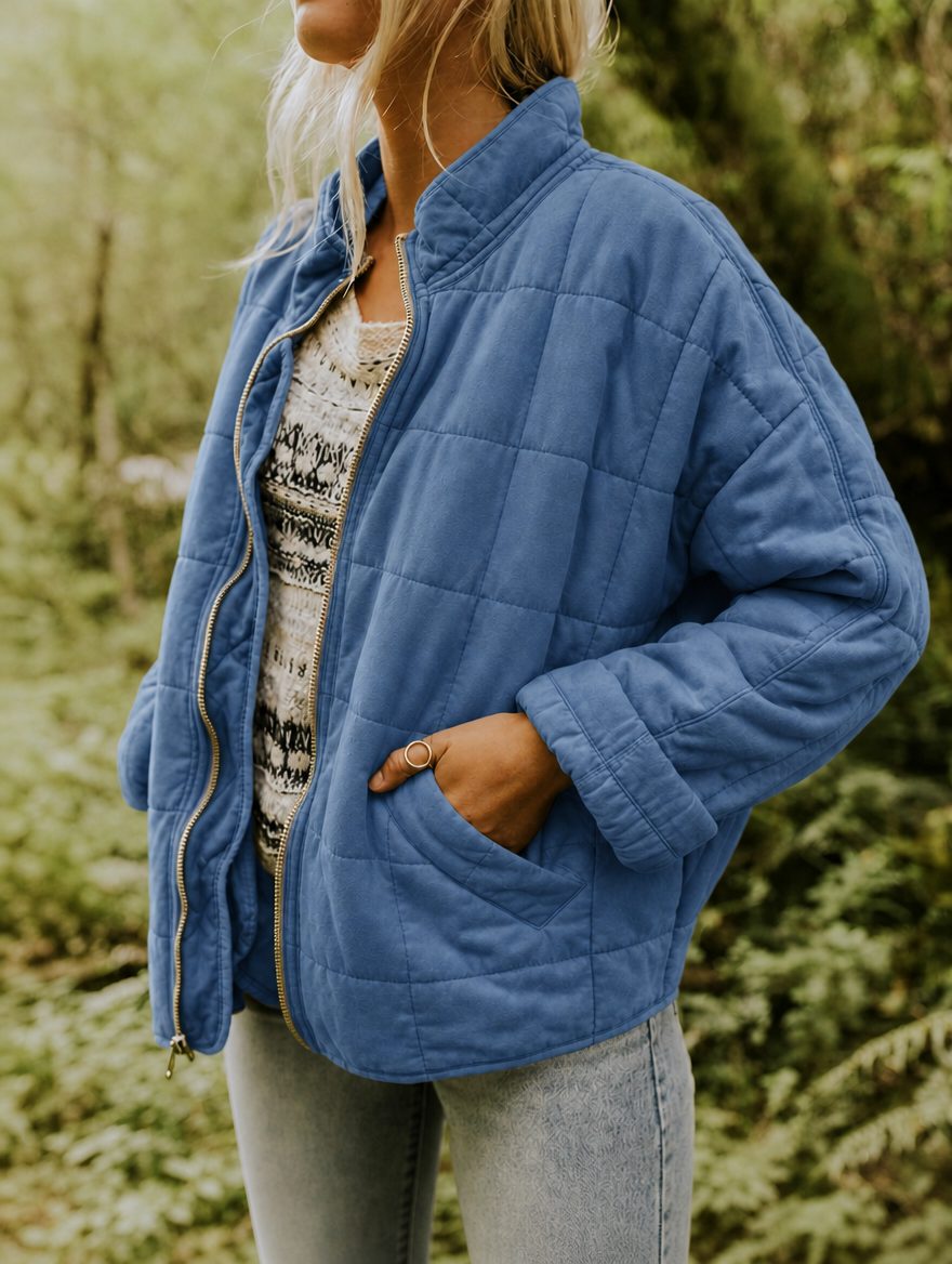 Nadine - Veste Matelassée Coupe Ample