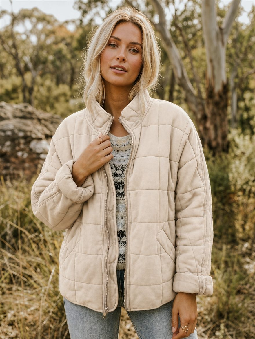 Nadine - Veste Matelassée Coupe Ample