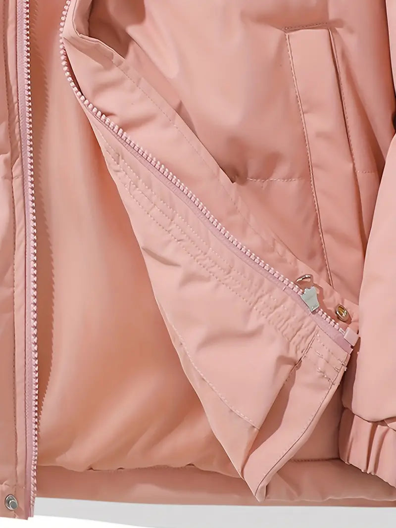 Veste matelassée femme légère à capuche zippée