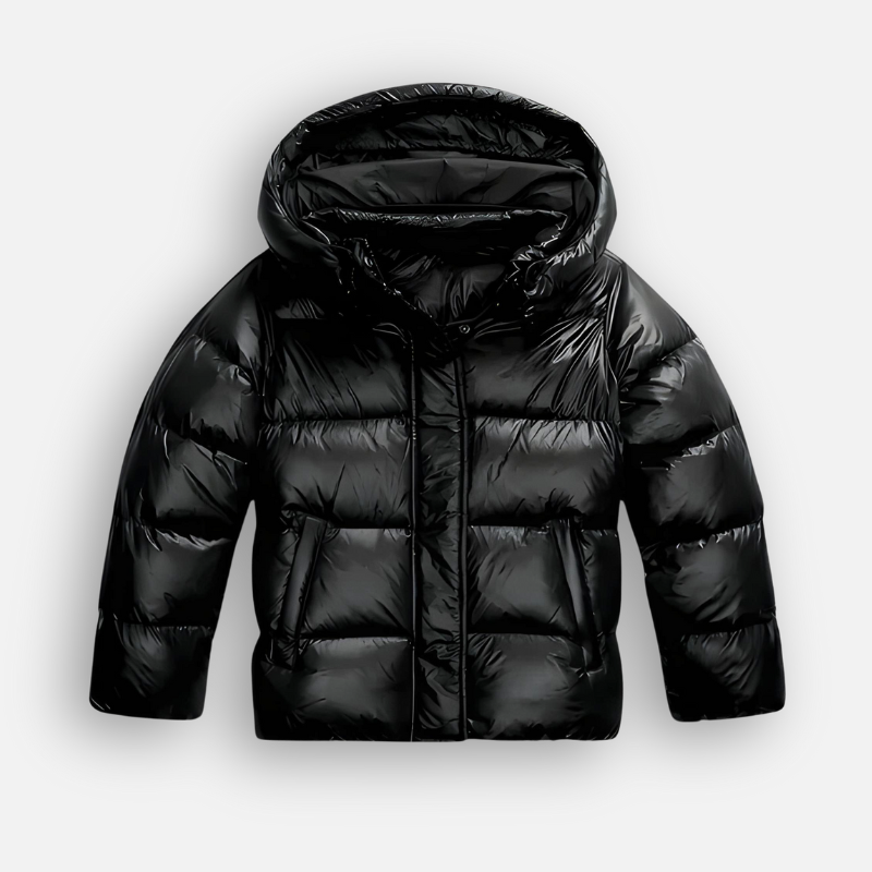 Veste matelassée femme légère coupe slim finition brillante