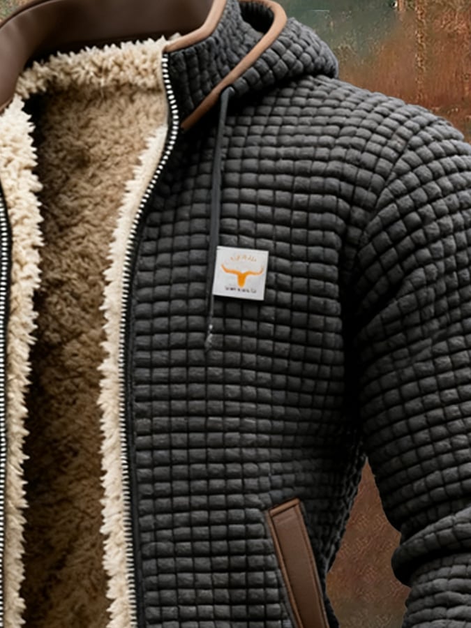Veste matelassée homme manches longues