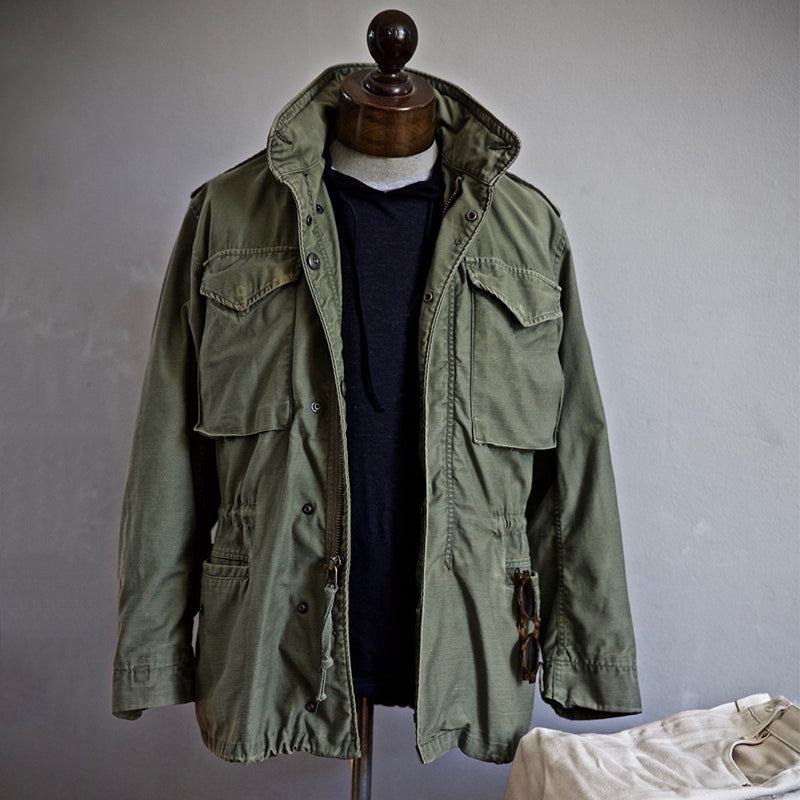 Veste militaire homme style terrain - Vert