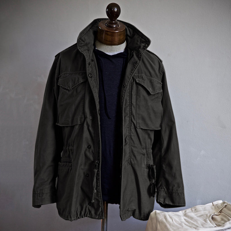 Veste militaire homme style terrain - Noir
