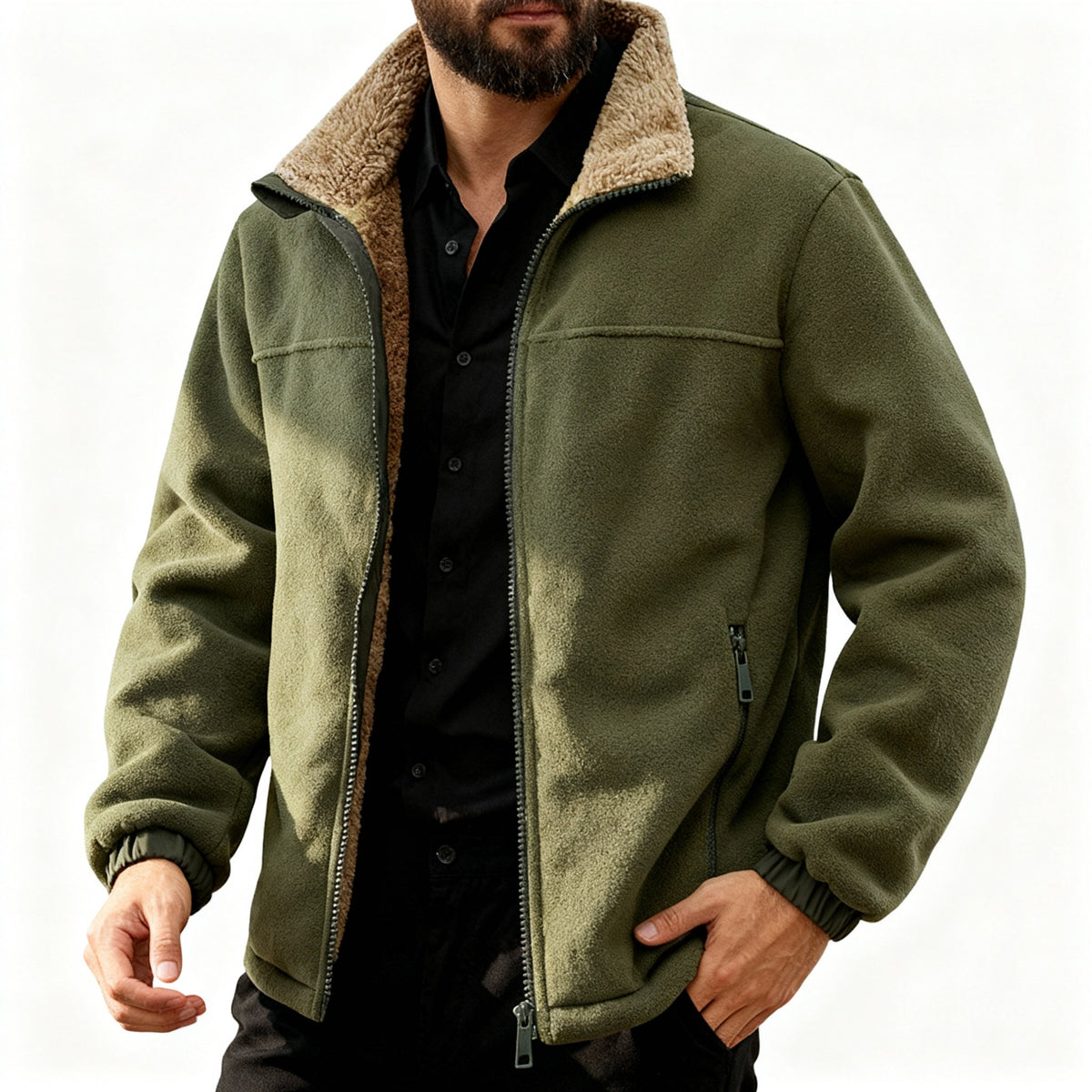 Gaël - Veste Polaire Doublure Sherpa