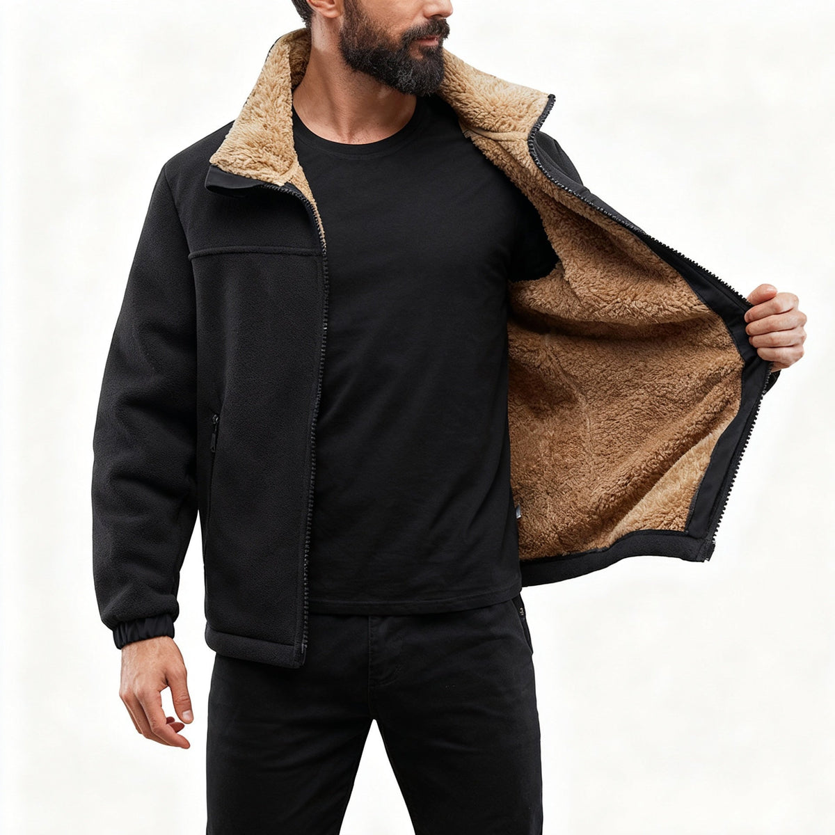 Gaël - Veste Polaire Doublure Sherpa