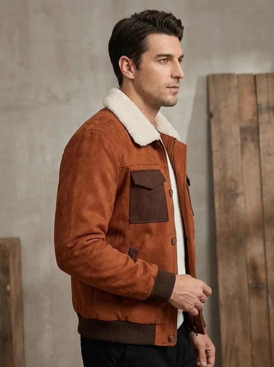 Veste Sherpa Doublure Chaude Hiver