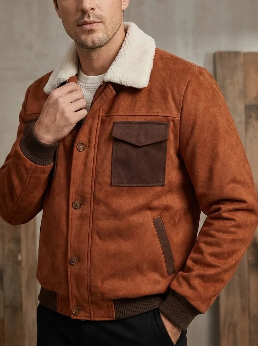 Veste Sherpa Doublure Chaude Hiver