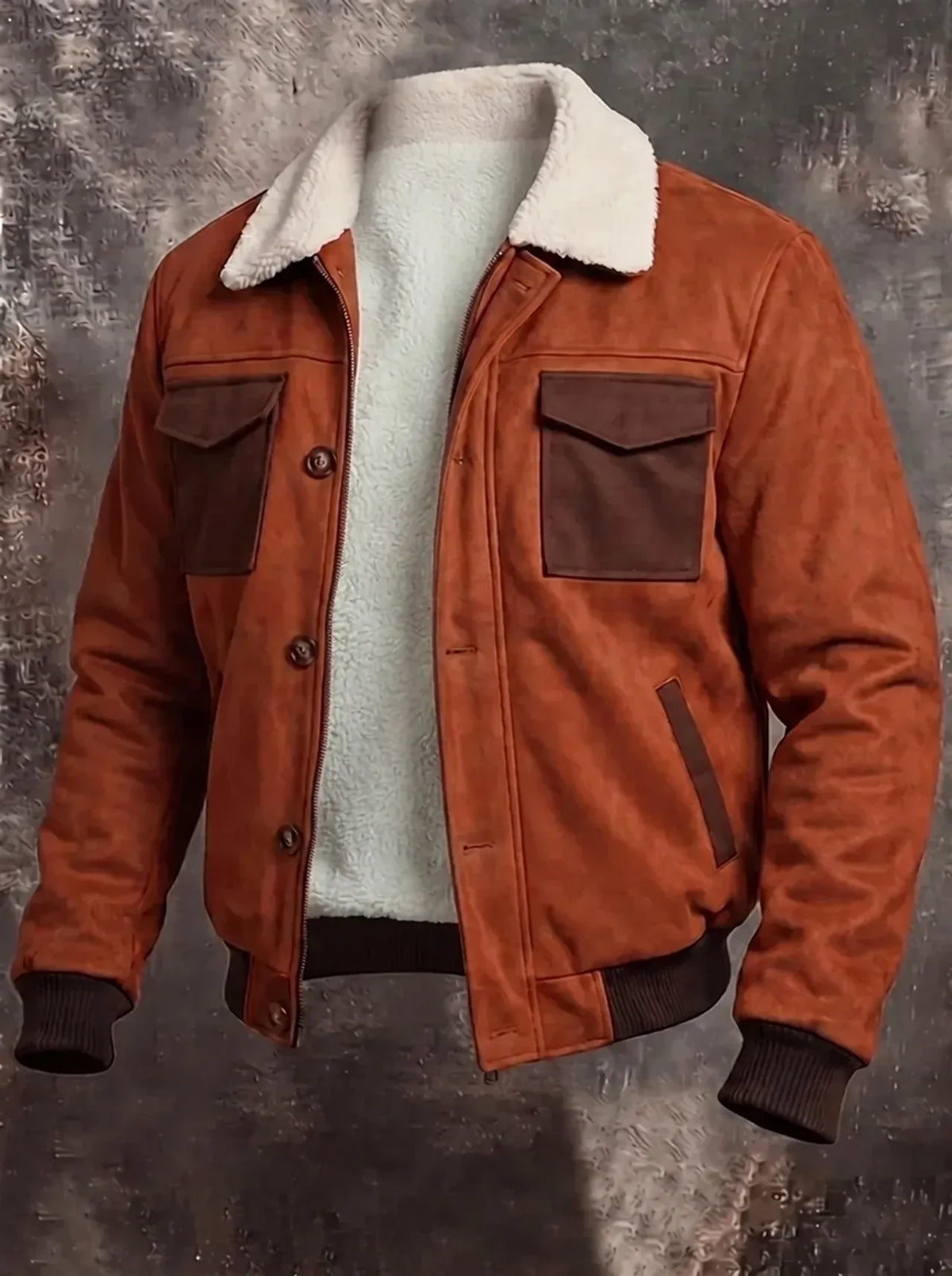 Veste Sherpa Doublure Chaude Hiver