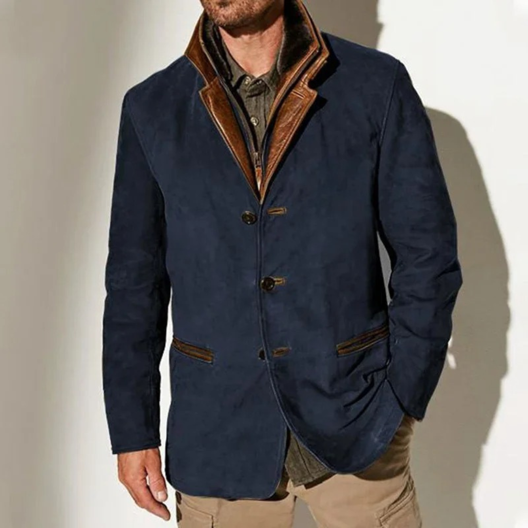 Thierry - Veste Vintage Col Montant