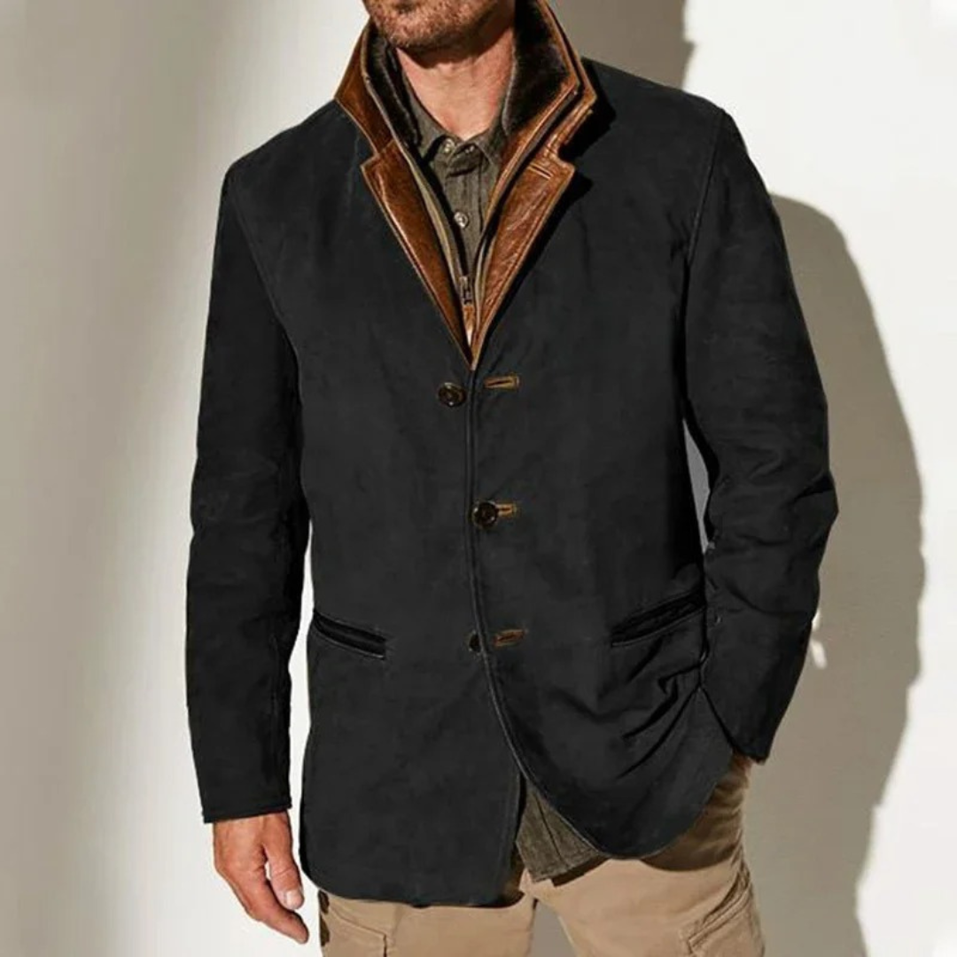 Thierry - Veste Vintage Col Montant