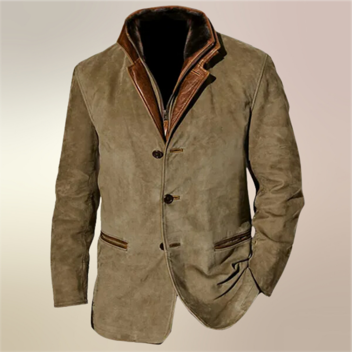 Thierry - Veste Vintage Col Montant