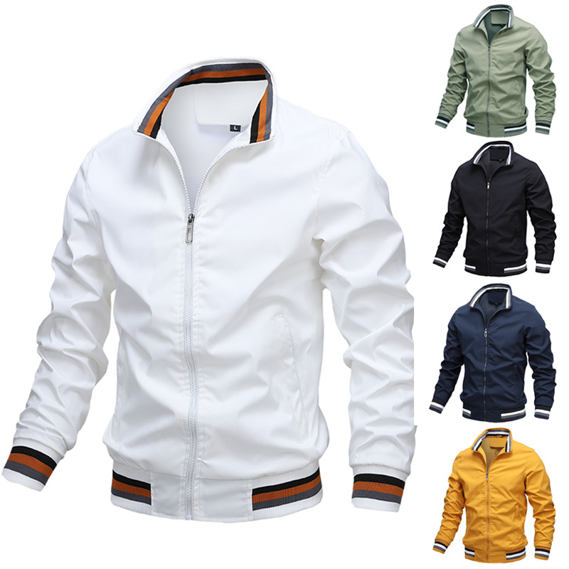 Veste zippée homme coupe ajustée décontractée