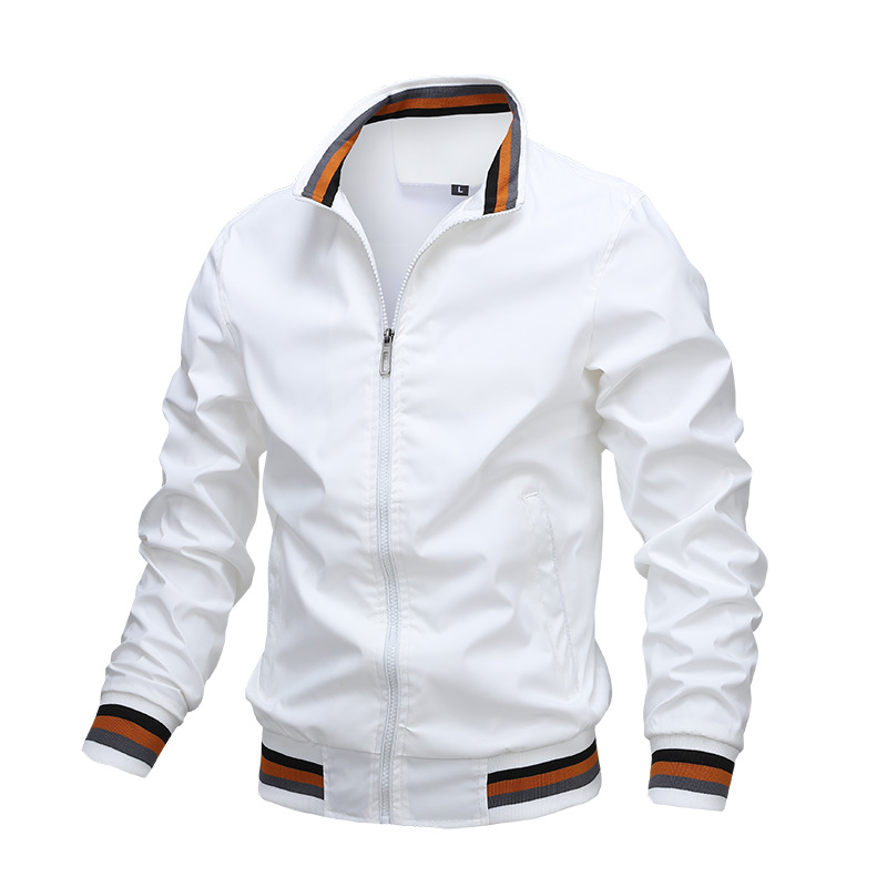 Veste zippée homme coupe ajustée décontractée