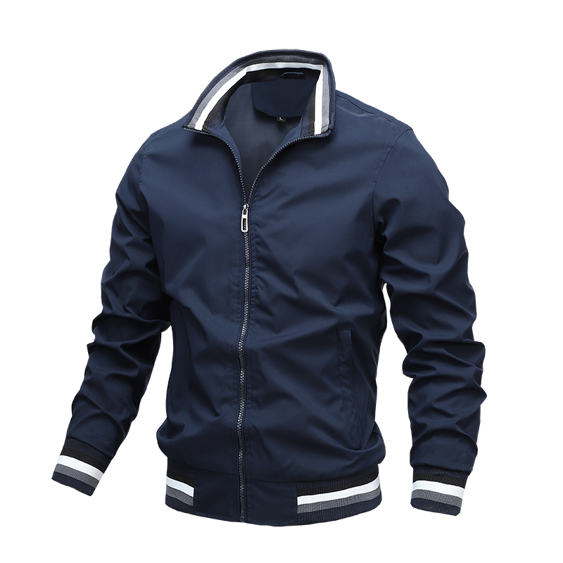 Veste zippée homme coupe ajustée décontractée